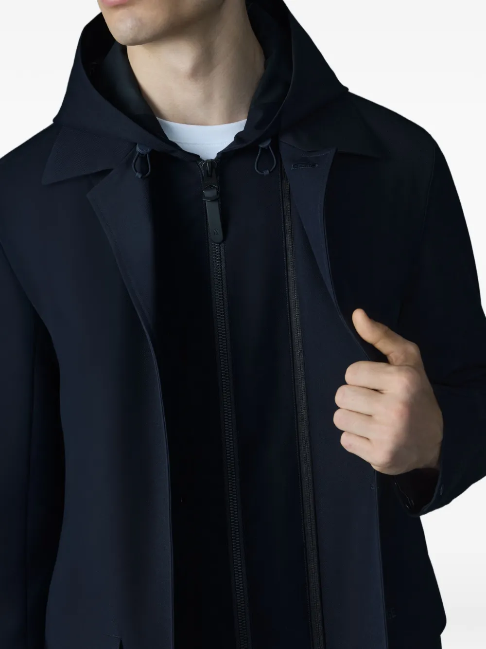Mackage Mathia jas met capuchon Blauw