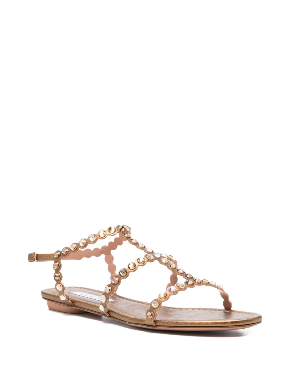 Aquazzura Leren sandalen Bruin