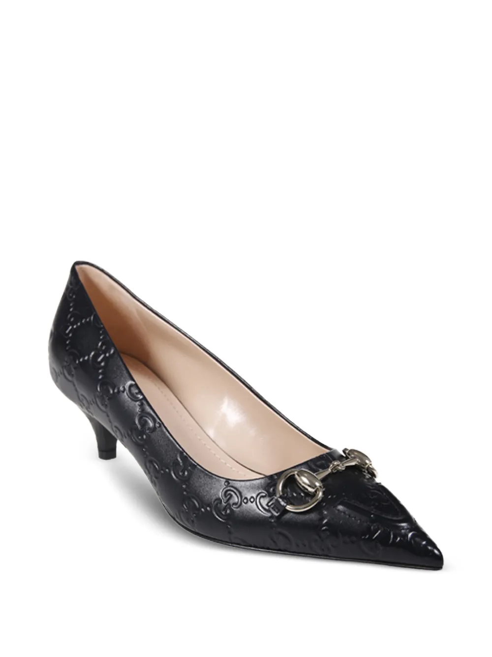 Gucci 45mm Horsebit heeled pumps Zwart