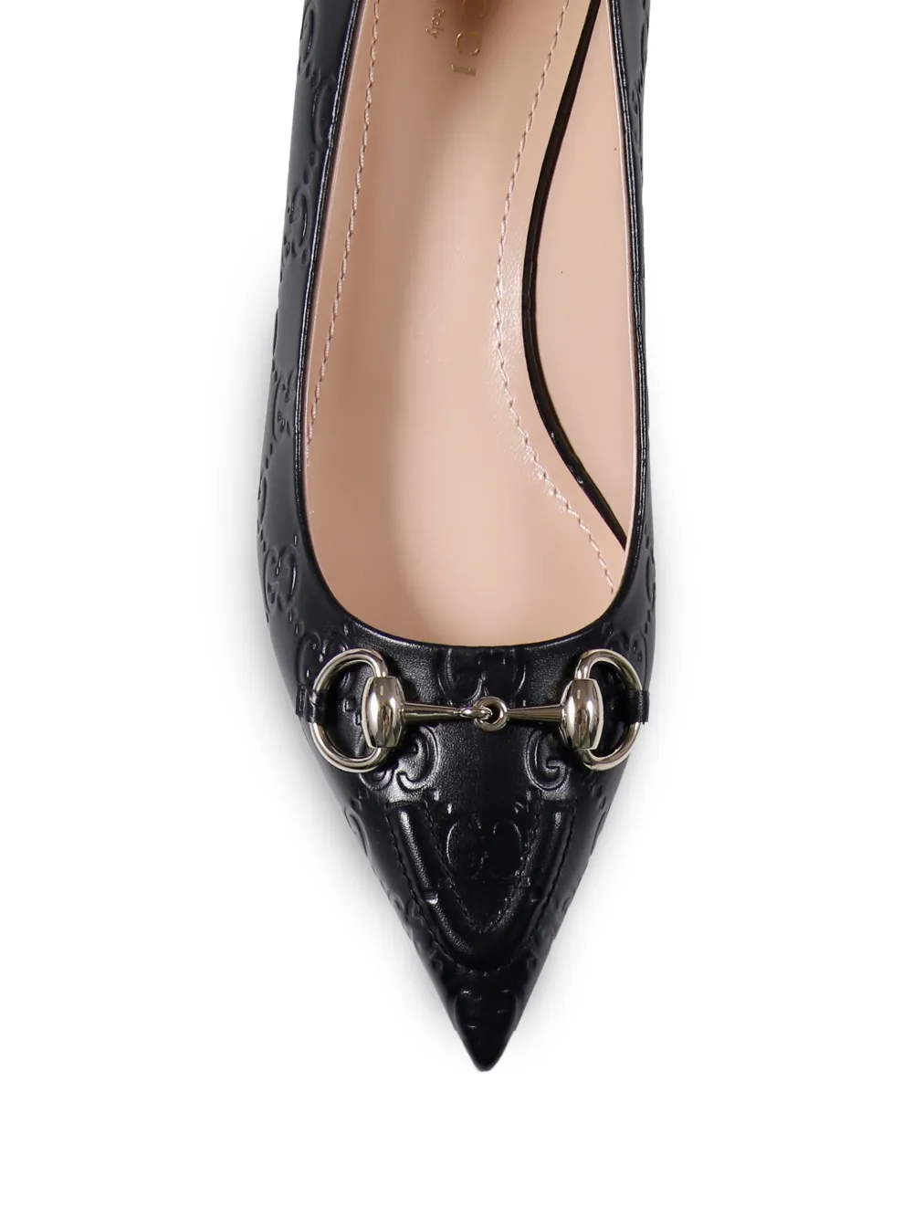 Gucci 45mm Horsebit heeled pumps Zwart