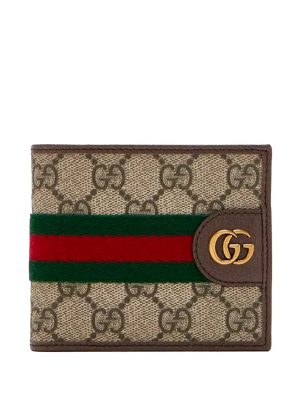 Gucci オフィディア 二つ折り財布 | ブラウン | FARFETCH JP