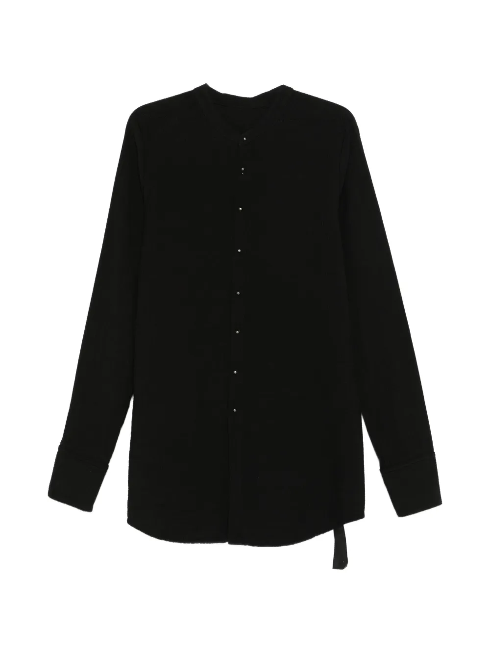 69 BY ISAAC SELLAM button trim shirt - Nero
