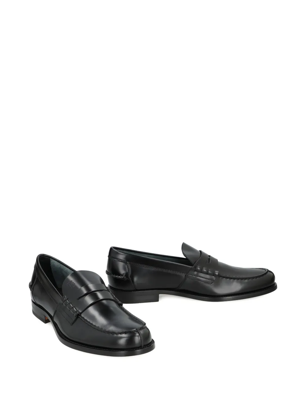 Tod's patent leather loafers Zwart