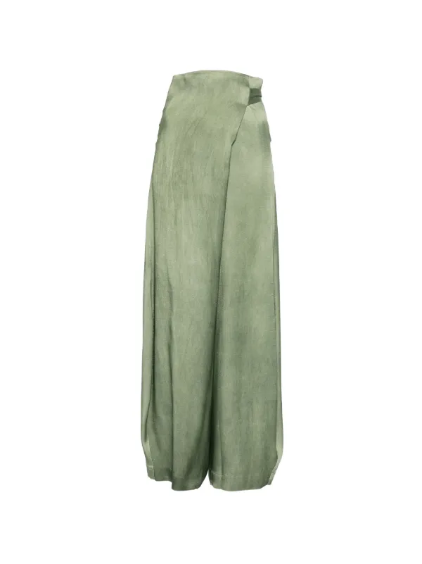 Cortana Tie Trousers in Green