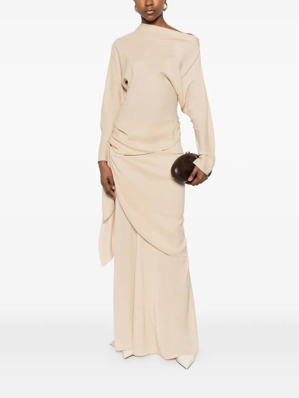  Cortana Isolde Asymmetric Top - Neutrals 