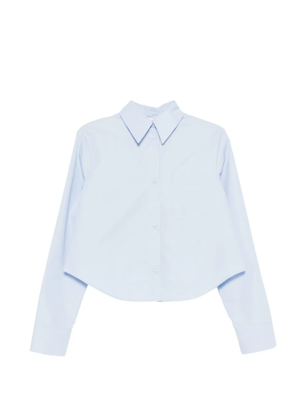 Sportmax pocket crop shirt - Blu