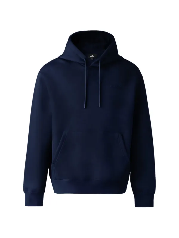 Mackage Krystian Logo-detail Hoodie in Blue