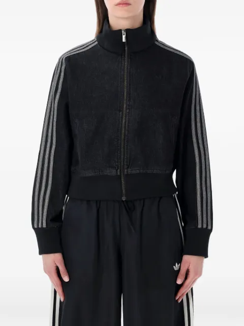 adidas zip-fastening sweatshirt