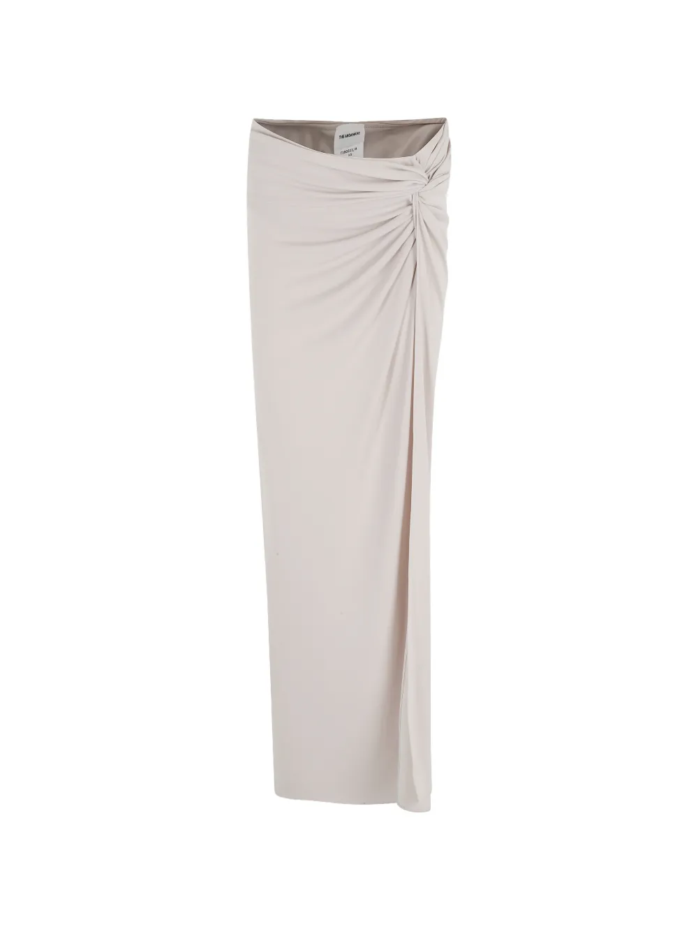 THE ANDAMANE Zohra draped maxi skirt - Grigio