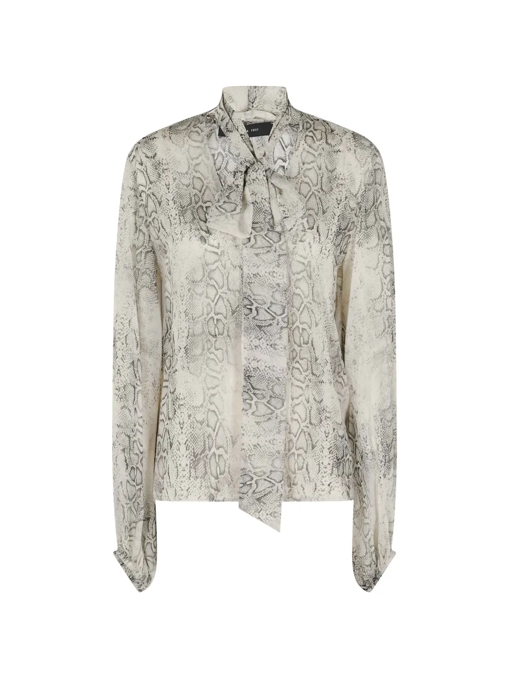 Federica Tosi snake-print blouse - Toni neutri