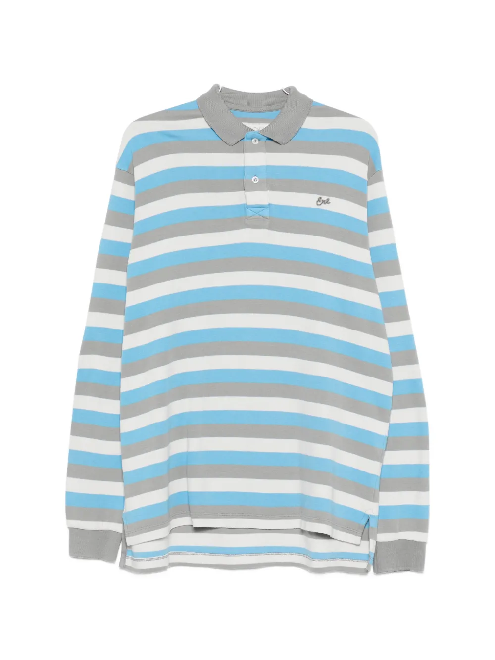 ERL striped polo shirt - Grigio