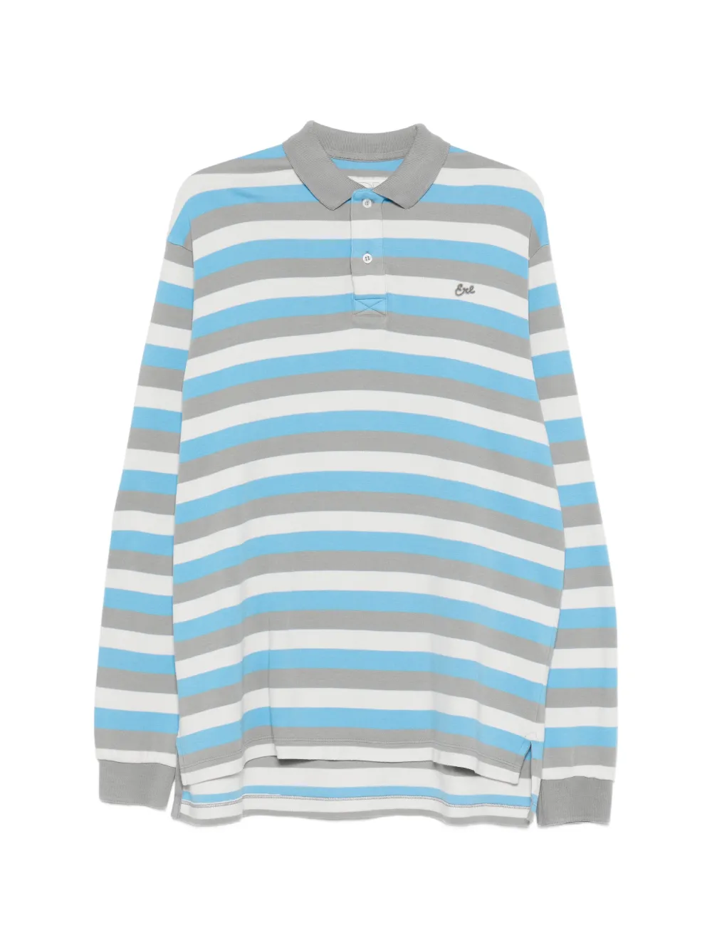 ERL striped polo shirt - Grigio