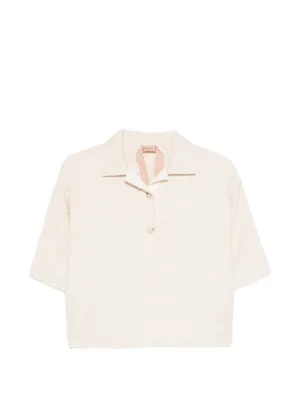 Maison Margiela ヘンリーネック Tシャツ | ニュートラル | FARFETCH JP