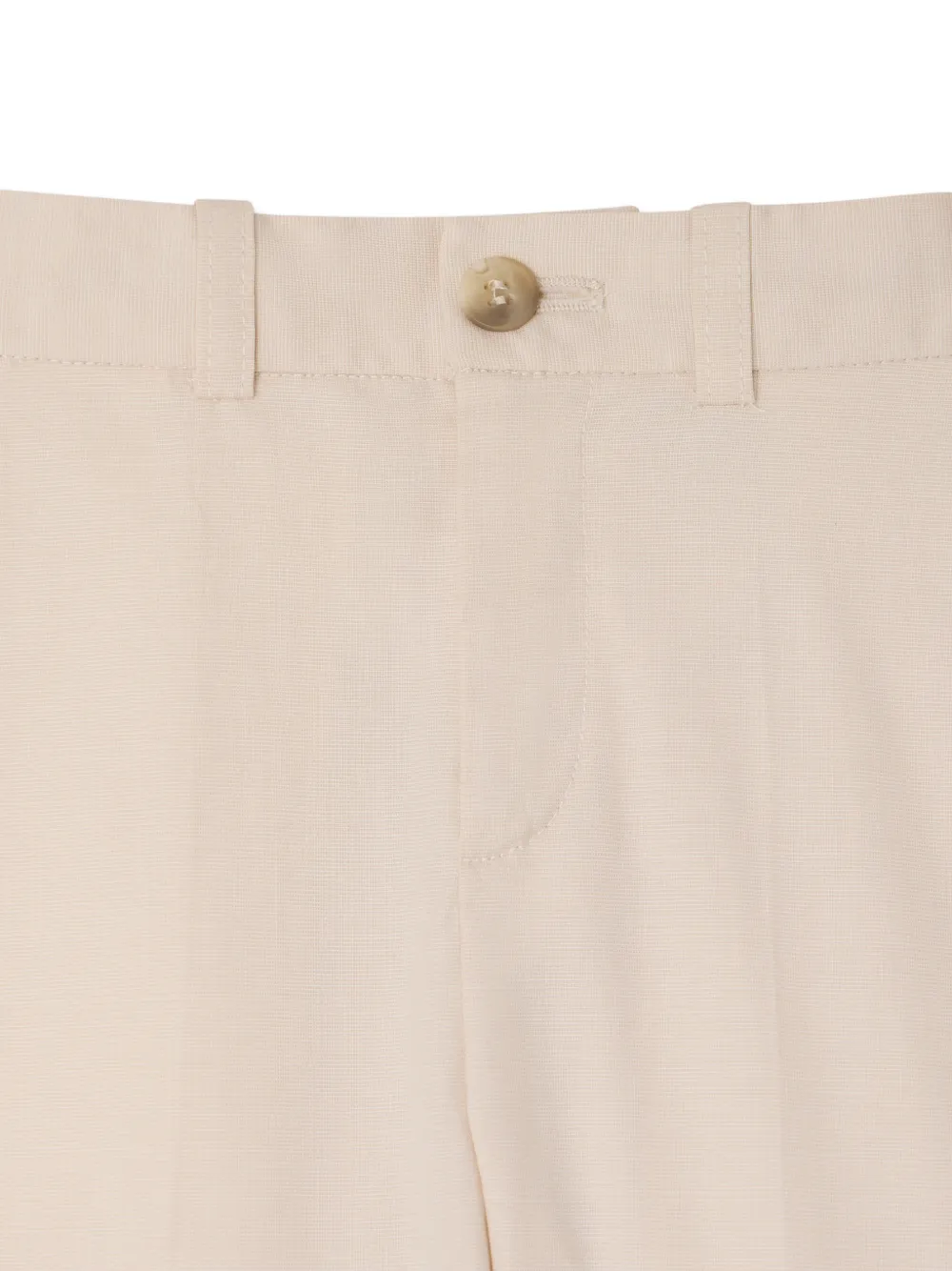 Bonpoint Calvin shorts met knopen Beige