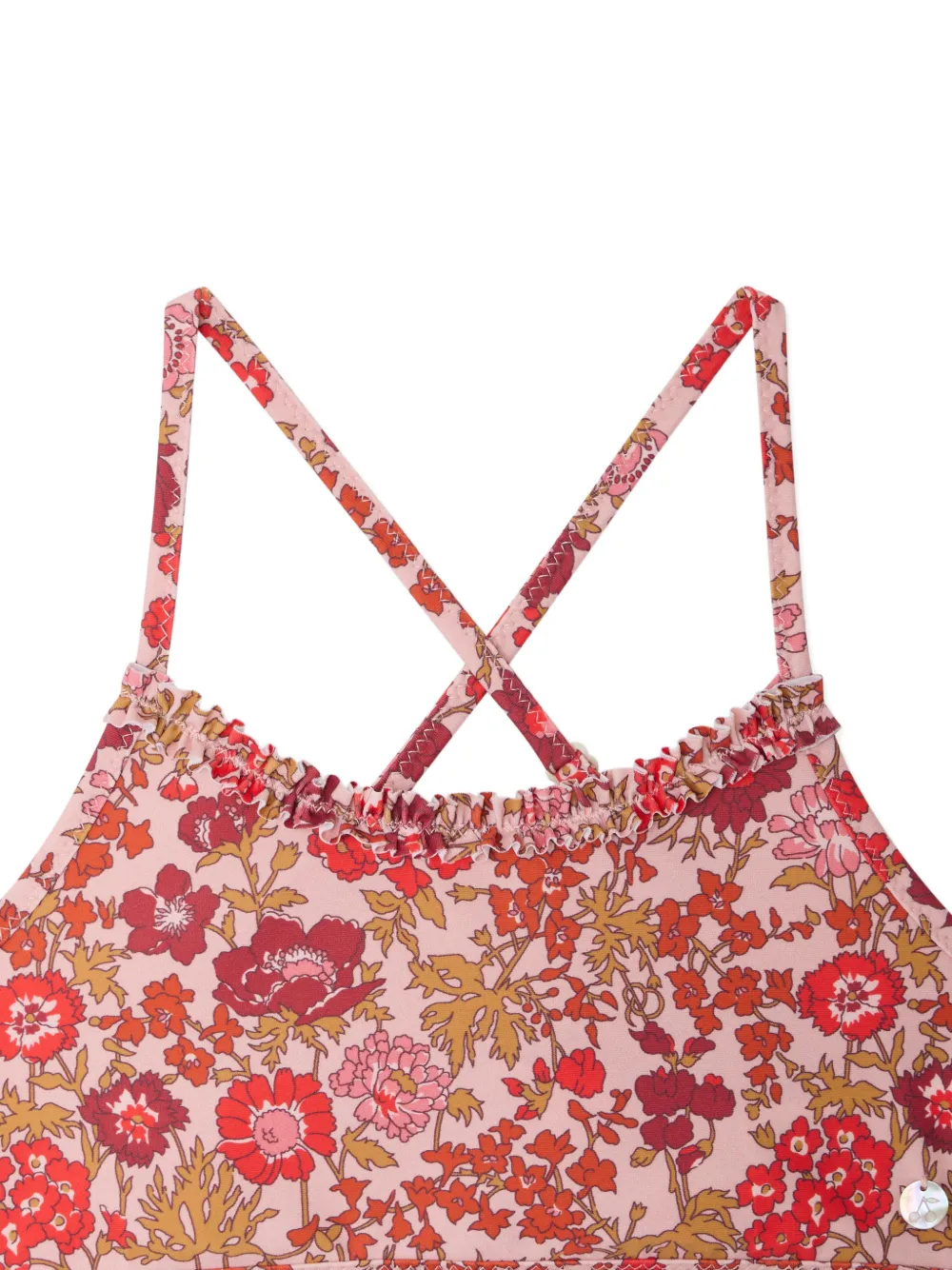 Bonpoint Lais Floral Ruffled Bikini Set - Pink 