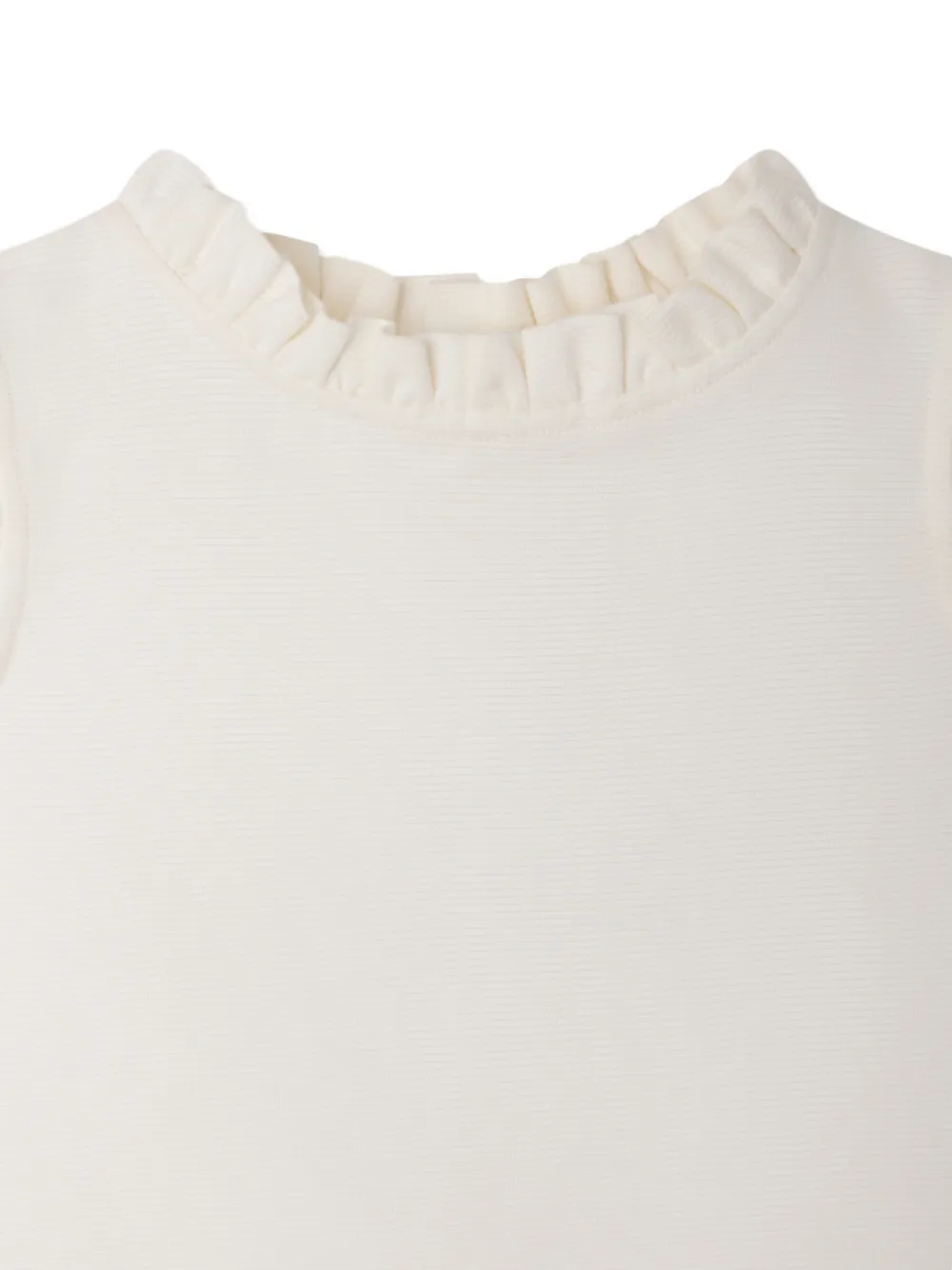  Bonpoint Lou Ruffled Top - Neutrals 
