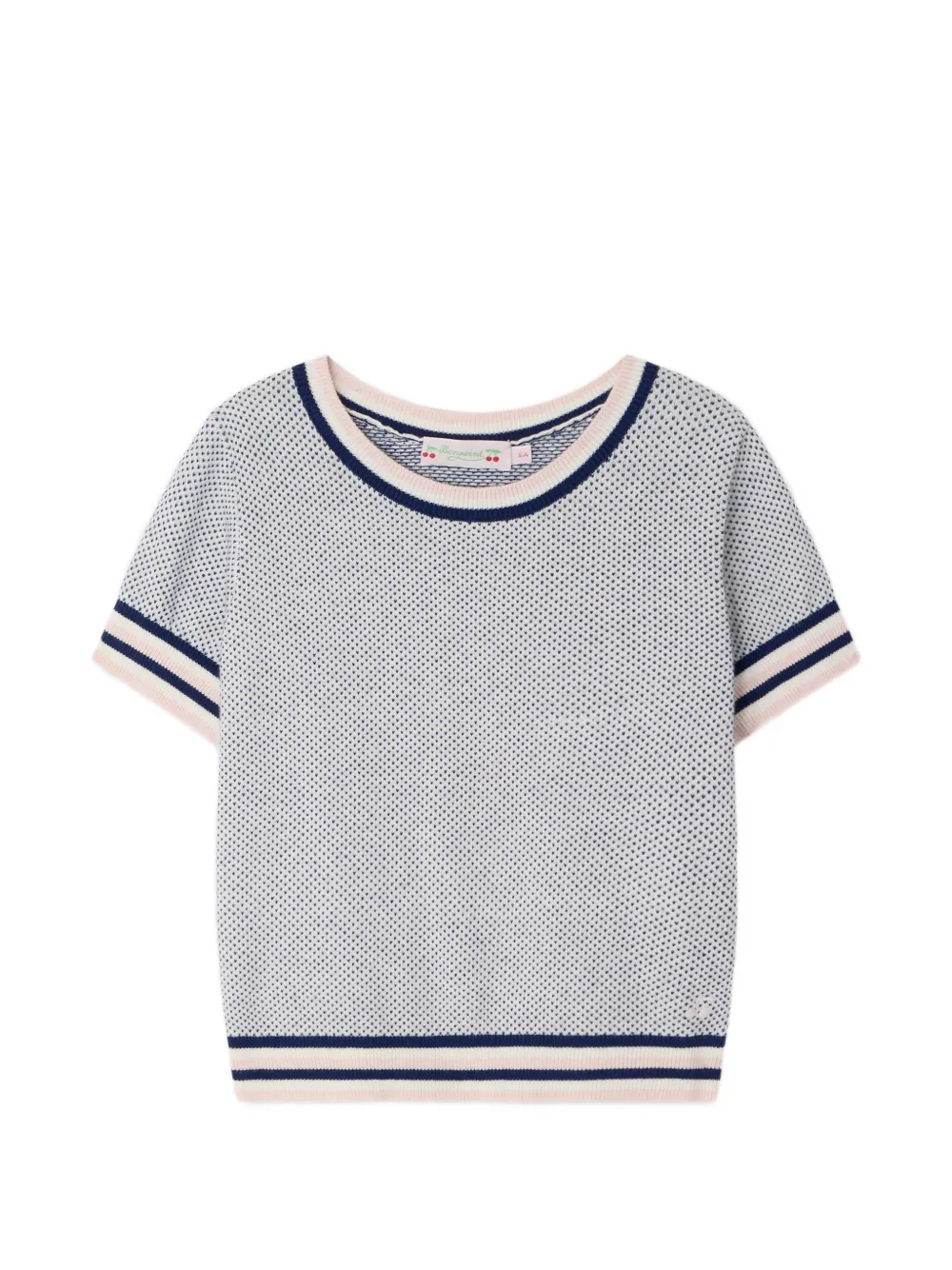 Bonpoint Maglione Limette - Bianco