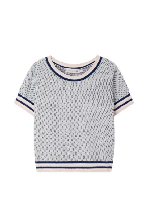 Bonpoint Limette sweater i økologisk bomuld og kashmir