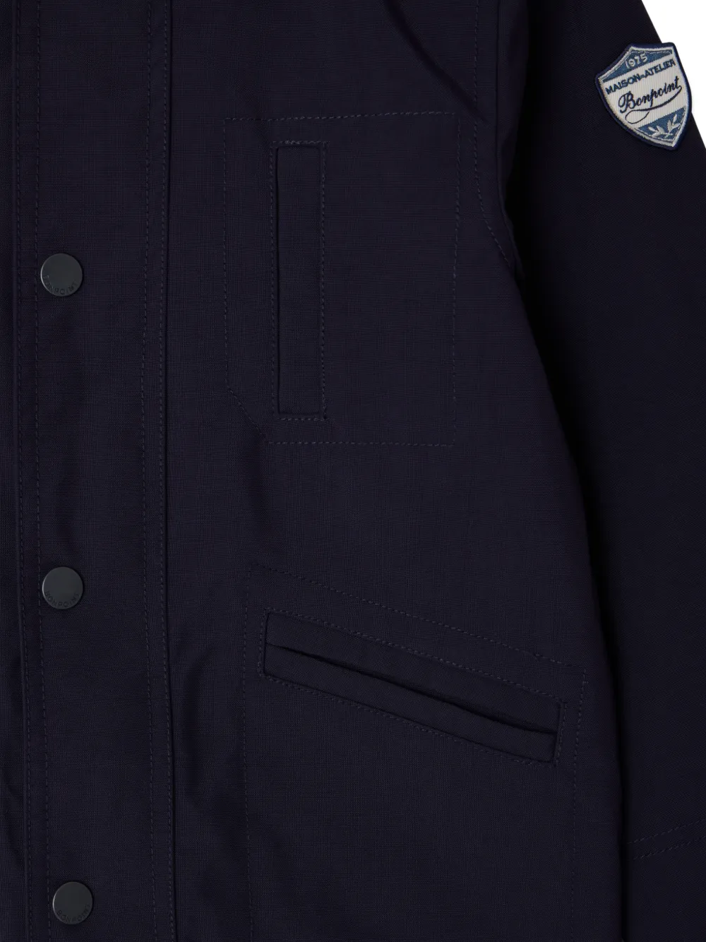  Bonpoint Hooded Parka - Blue 