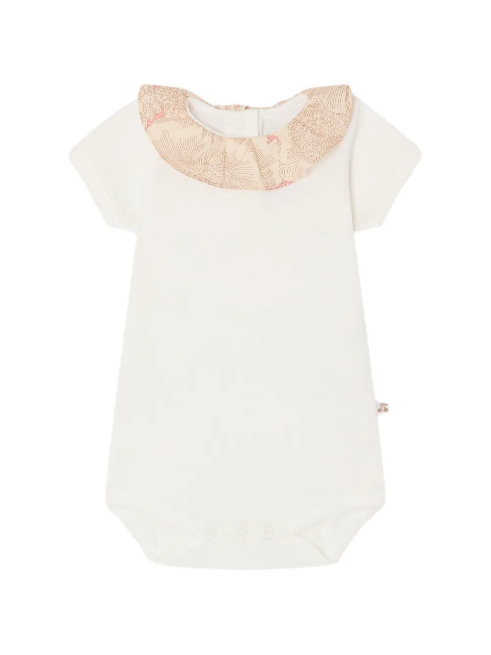 Bonpoint Body June a fiori - Bianco