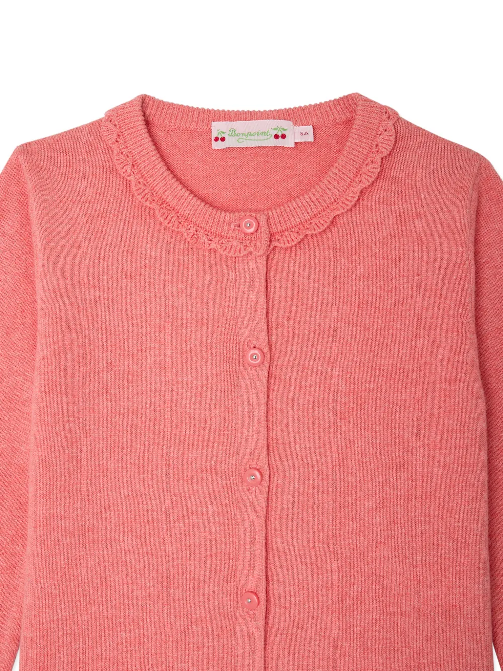Bonpoint Larita gewelfd vest Roze
