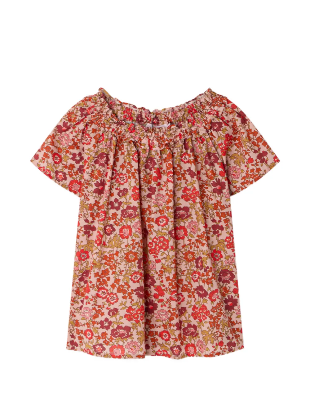 Bonpoint Blusa Goldia a fiori - Rosa