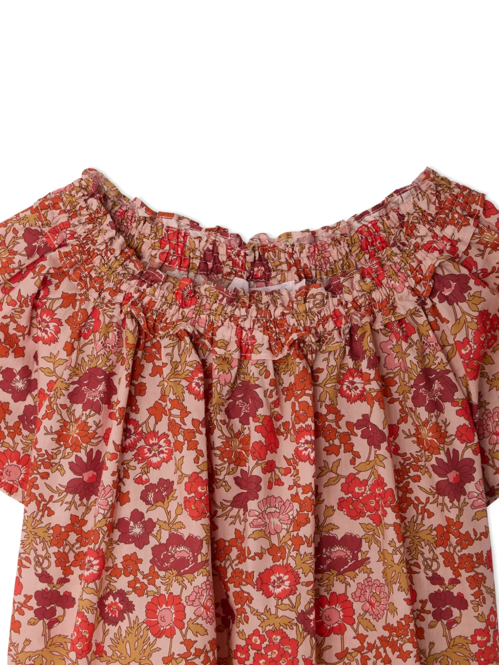 Bonpoint Goldia shirt met bloemen Roze