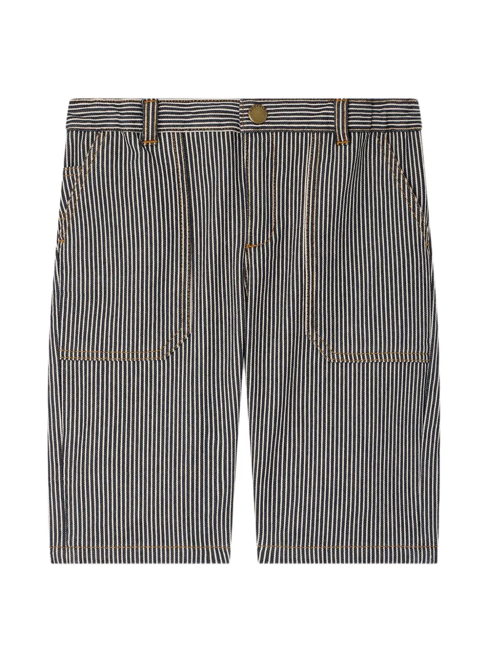 Bonpoint Shorts Levon a righe - Blu