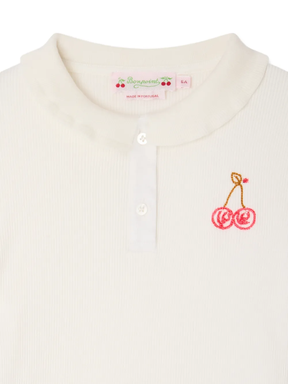Bonpoint Gina kersen T-shirt Beige