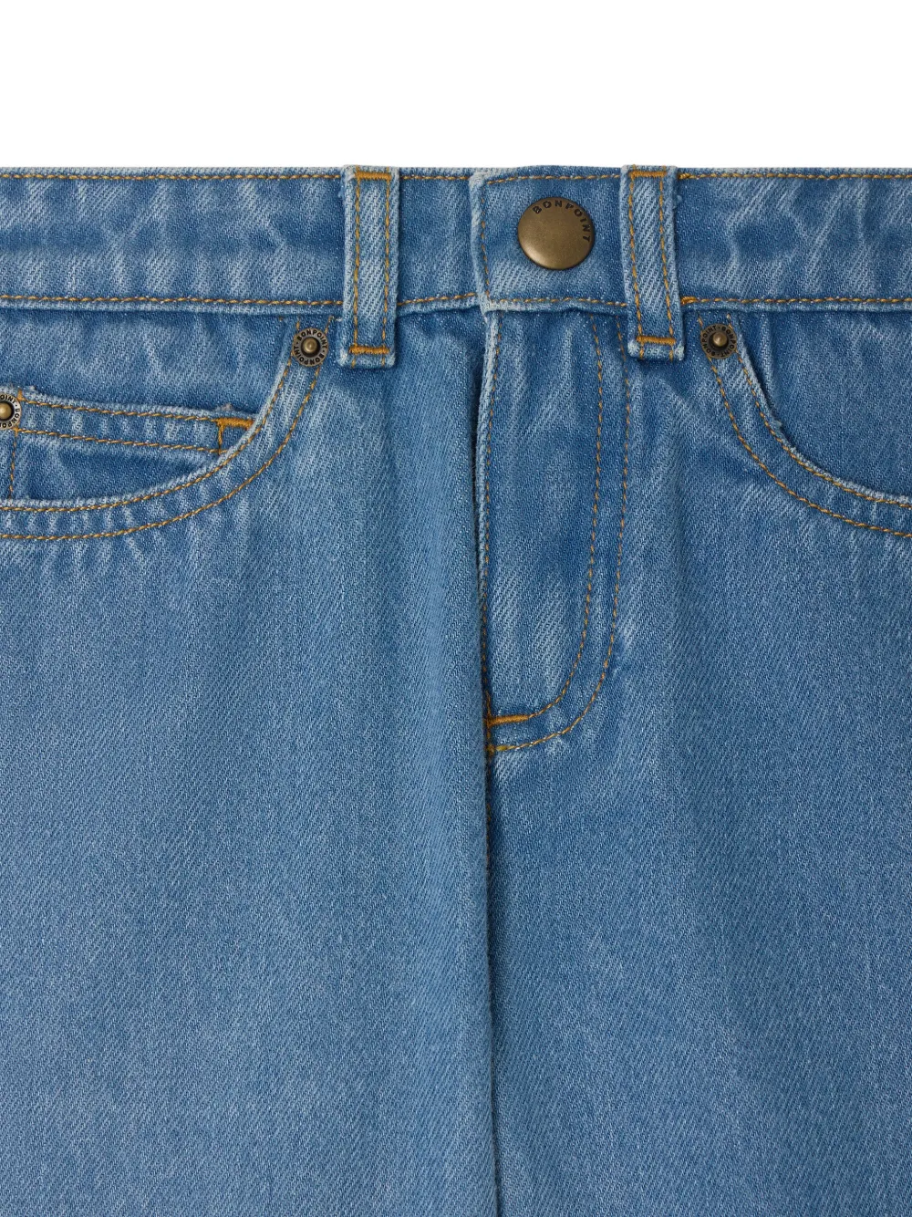 Bonpoint Elvio shorts met vijf zakken Blauw