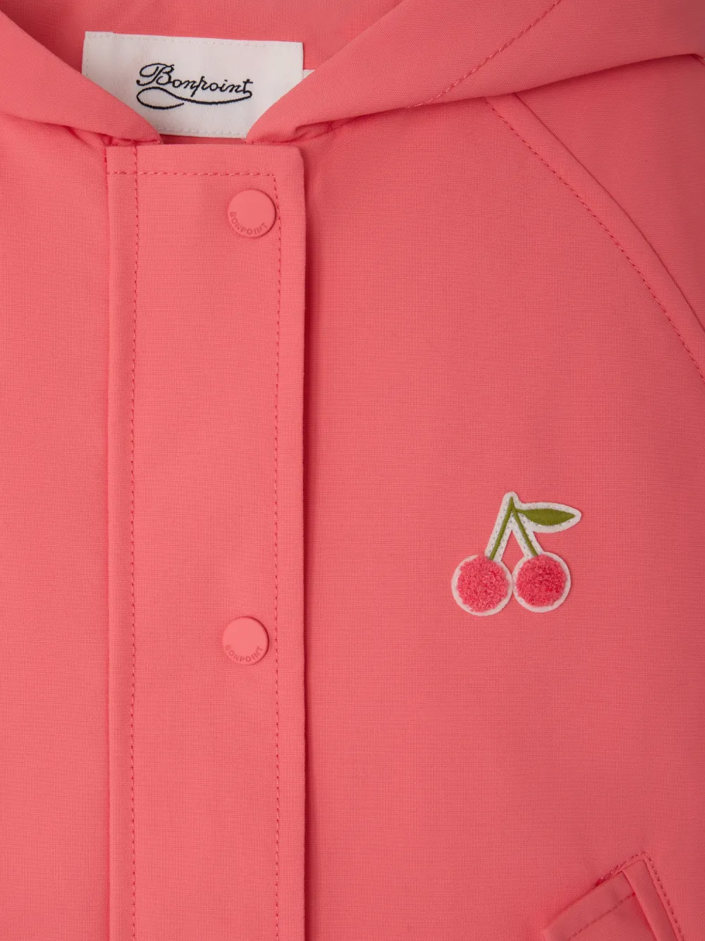 Bonpoint Esmee jack met capuchon Roze