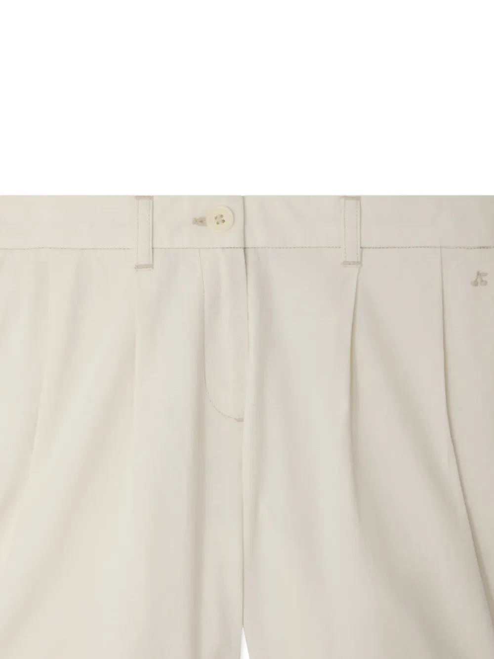  Bonpoint Lindsey Shorts In Organic Cotton - Neutrals 