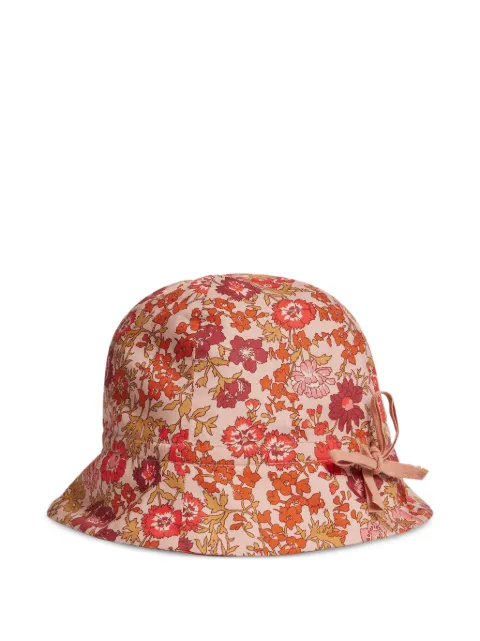 Bonpoint floral bow hat 