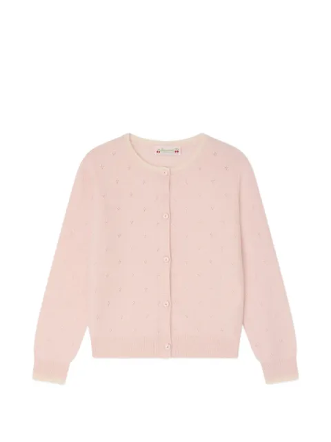 Bonpoint Luella Cardigan mit rundem Ausschnitt
