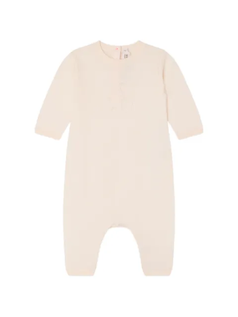 Bonpoint buttoned long-sleeve romper