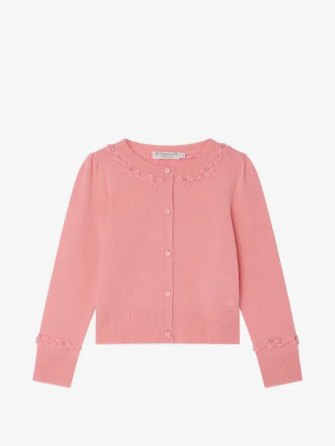 Bonpoint Liora floral cardigan