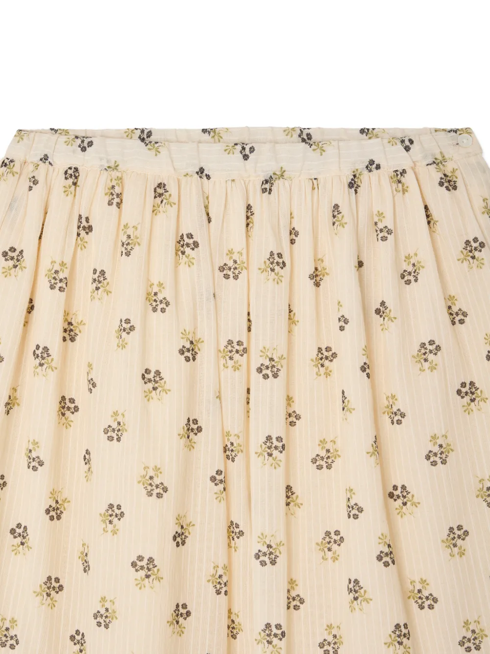 Farah Ruffled Floral Skirt