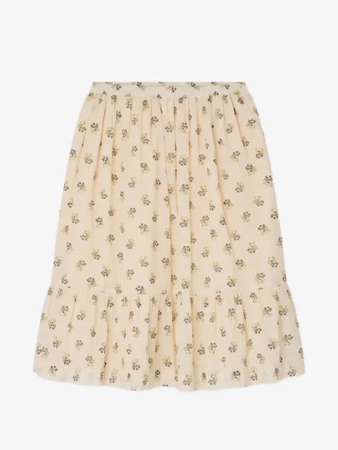 Bonpoint Farah ruffled floral skirt