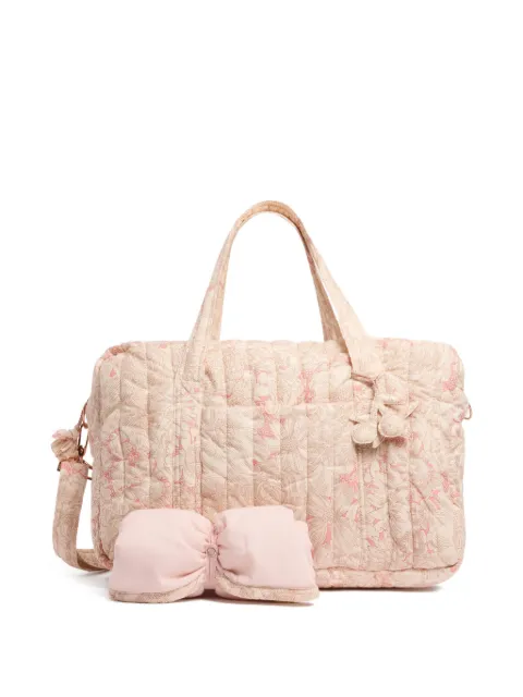 Bonpoint floral quilted changing bag