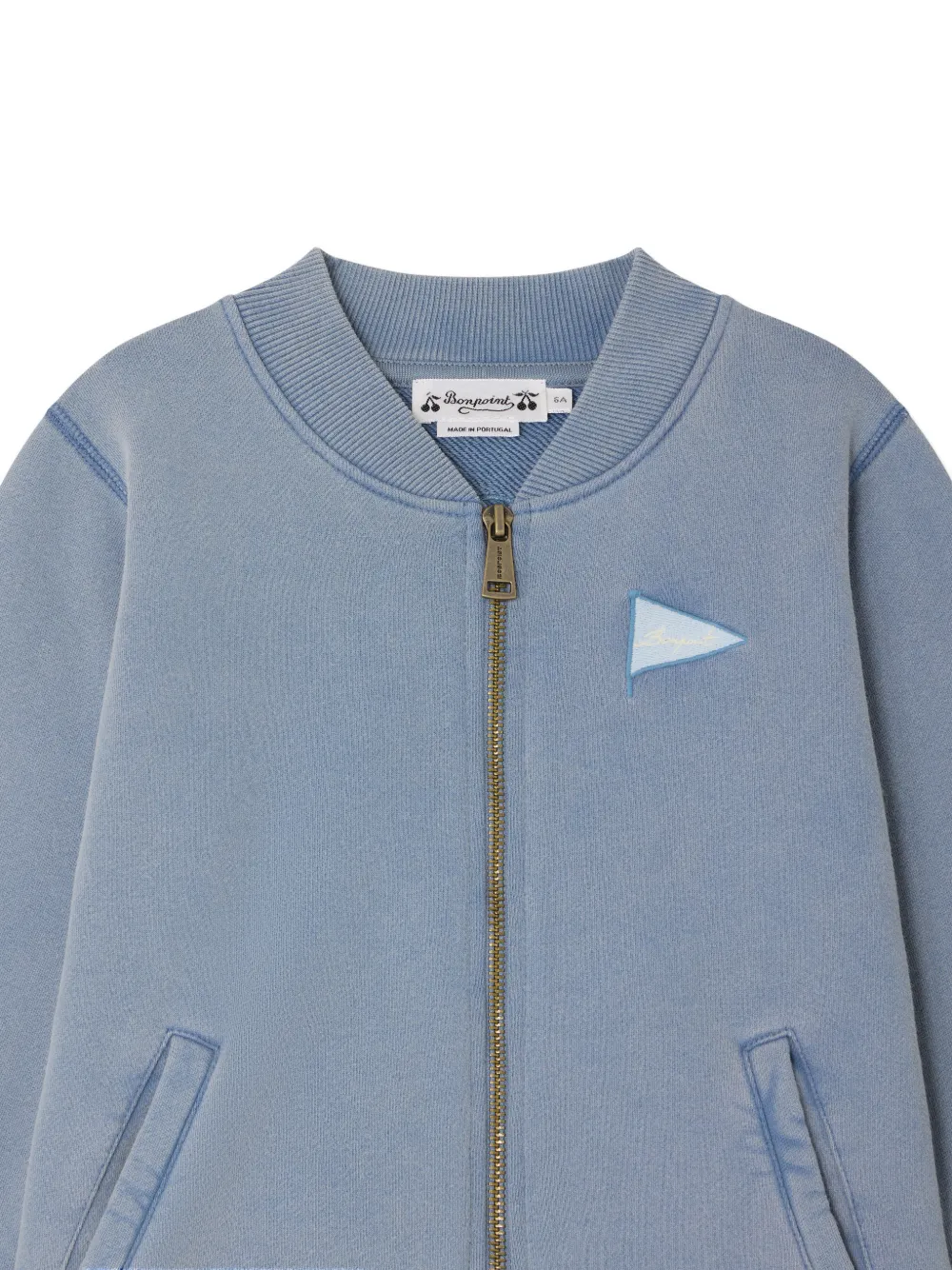  Bonpoint Loreto Zip-up Sweatshirt - Blue 