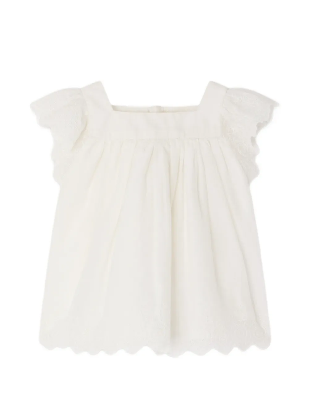 Bonpoint Layli Bluse aus Spitze - Weiß