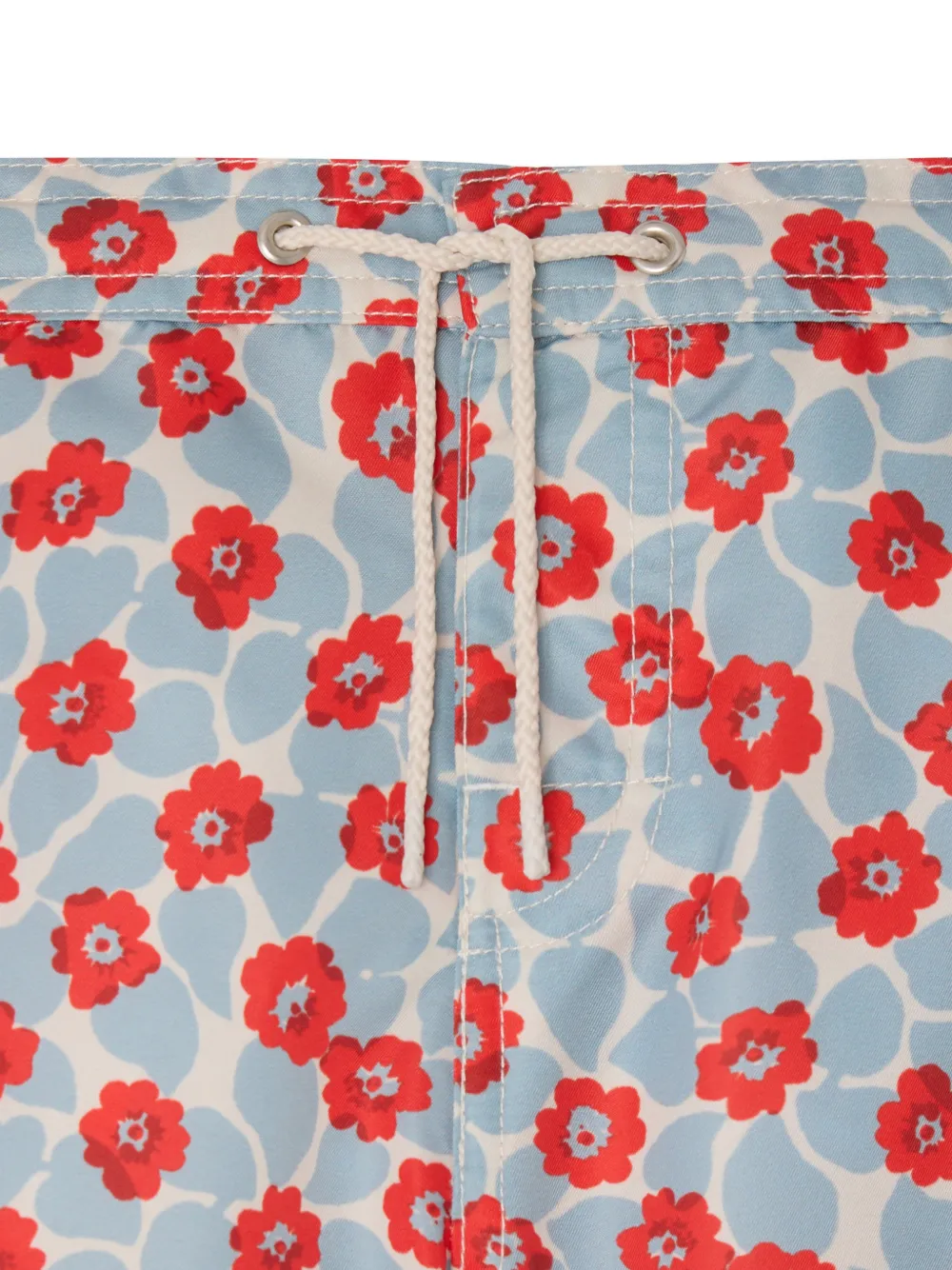 Bonpoint Zwembroek met bloemenprint Blauw
