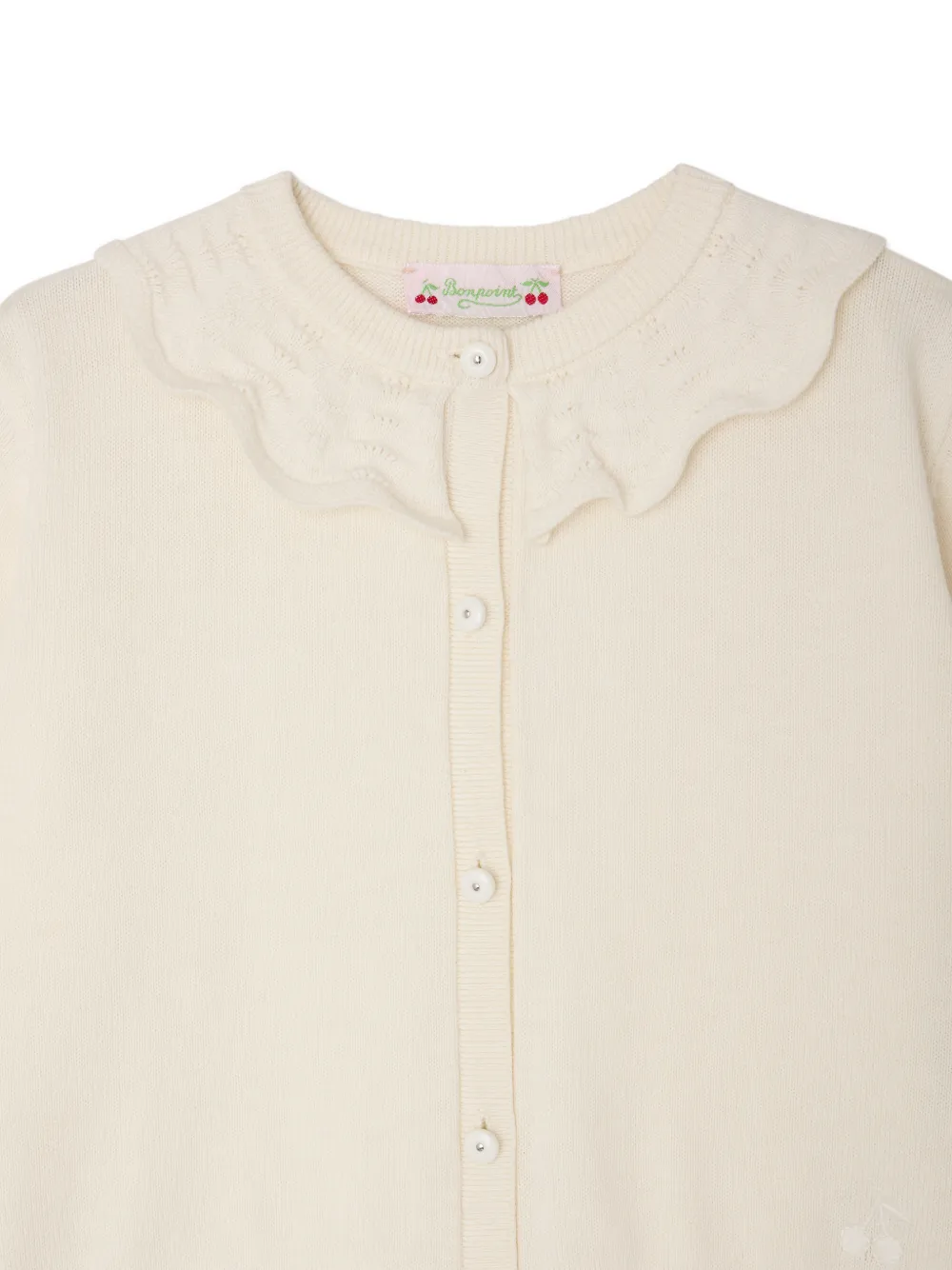 Bonpoint Vest met ruches Beige
