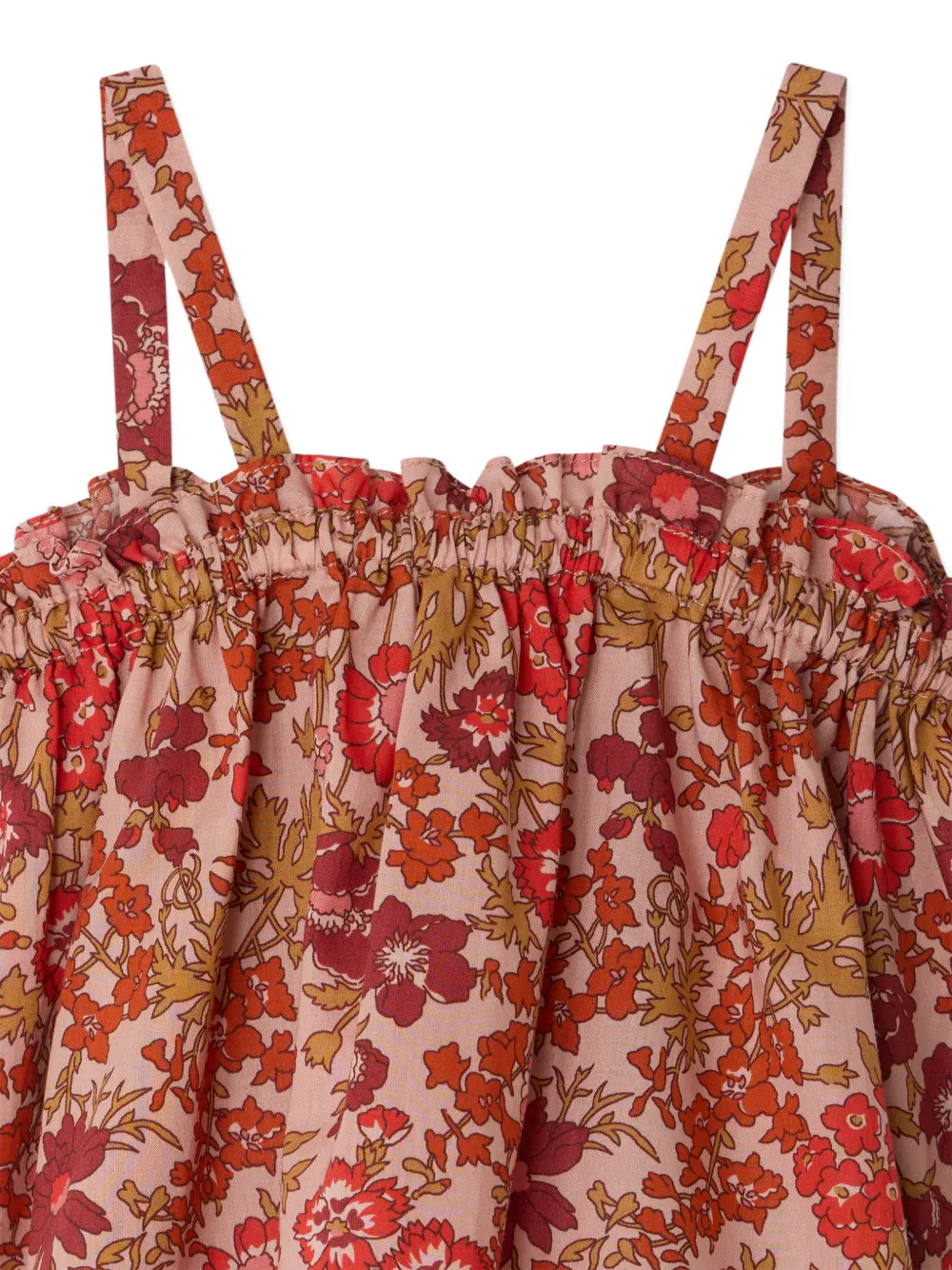  Bonpoint Ruffled Floral Blouse Apo - Pink 