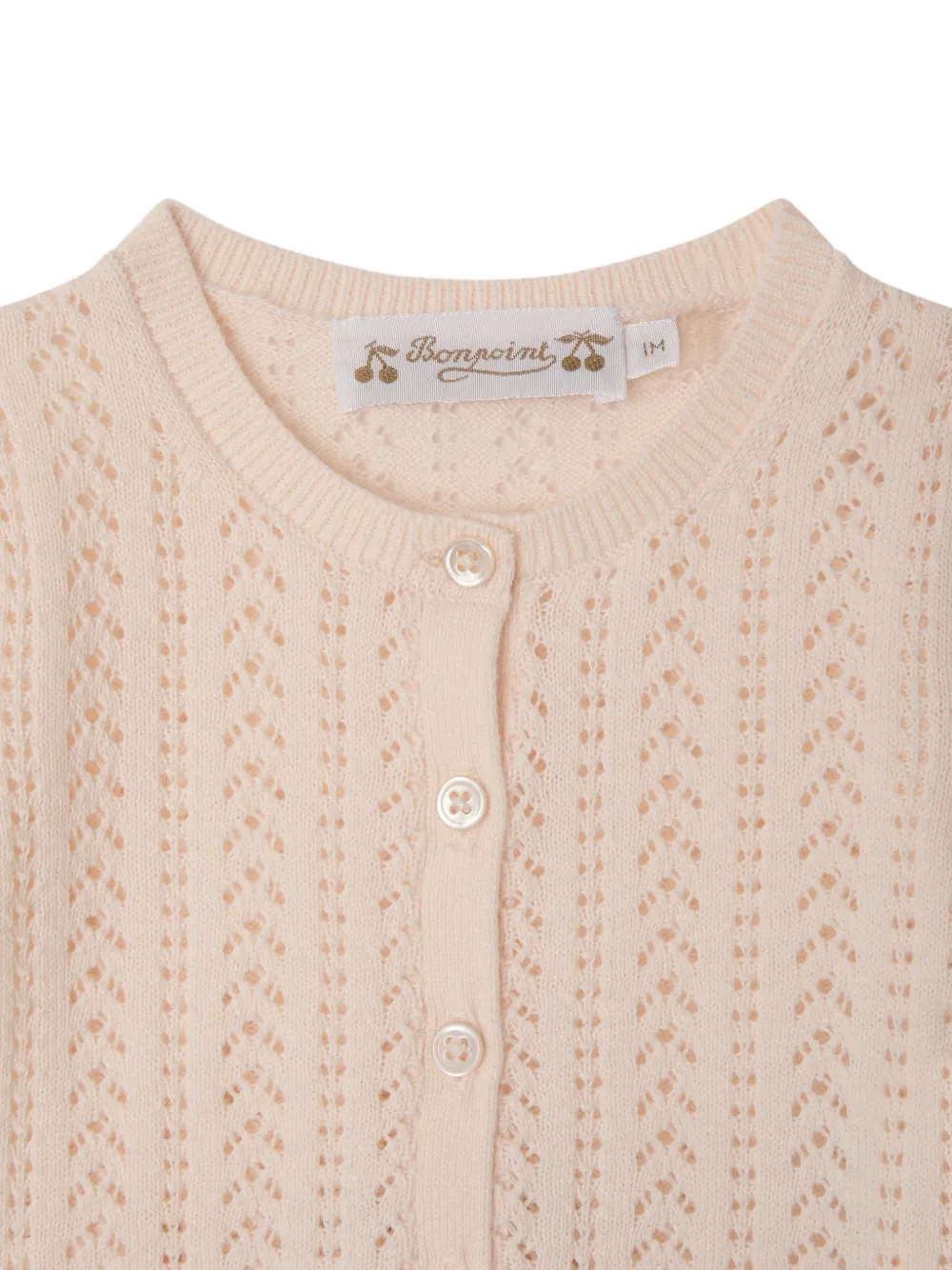  Bonpoint Laelou Openwork Trousers Set - Pink 