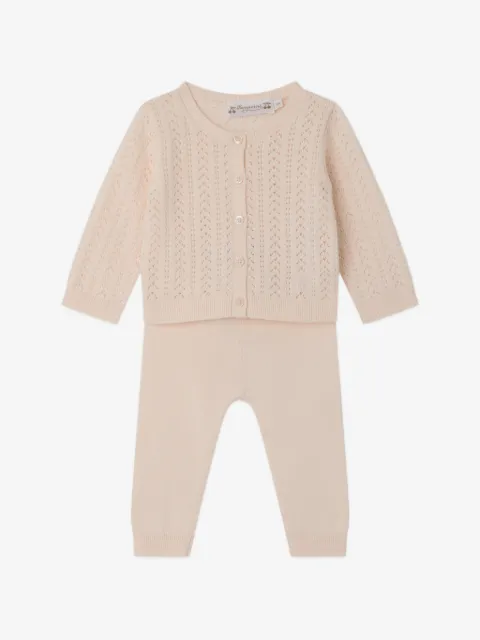 Bonpoint Laelou openwork trousers set