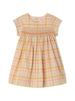 Bonpoint チェック ワンピース | レッド | FARFETCH JP
