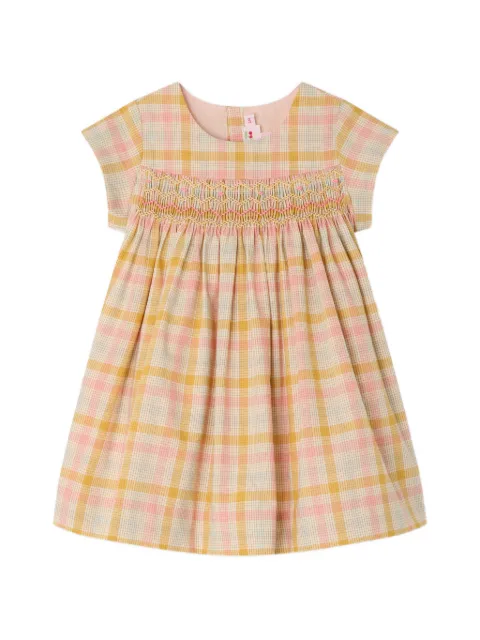 Bonpoint smocked plaid dress