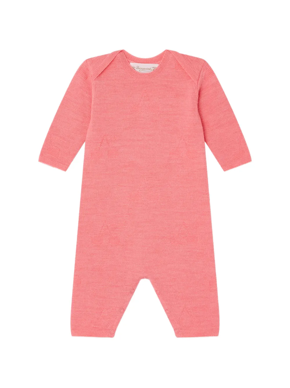 Bonpoint Tutina Elin con ricamo - Rosa