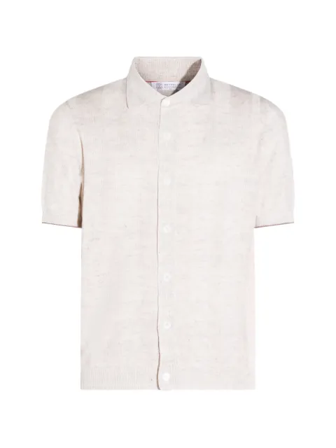 Brunello Cucinelli buttoned linen shirt